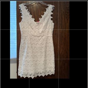 NWT Lilly Pulitzer Unique butterfly lace reeves shift dress